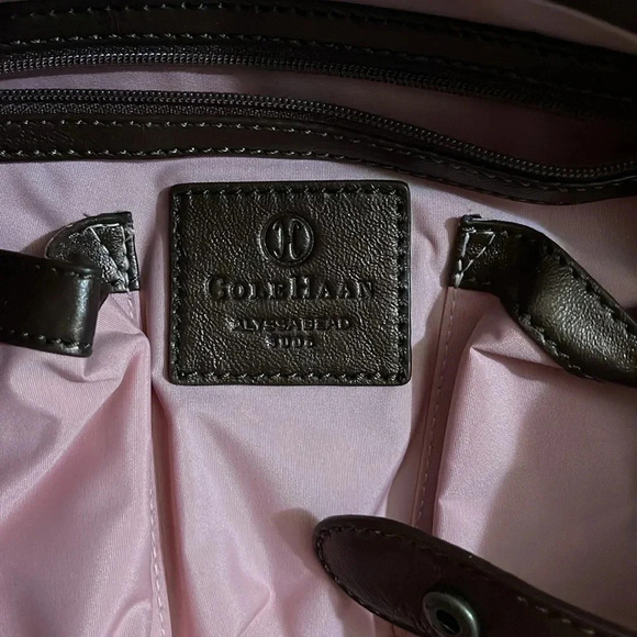 COLE HAAN- tiger eye metallic Alyssa bead bag - NWT - Picture 4 of 13